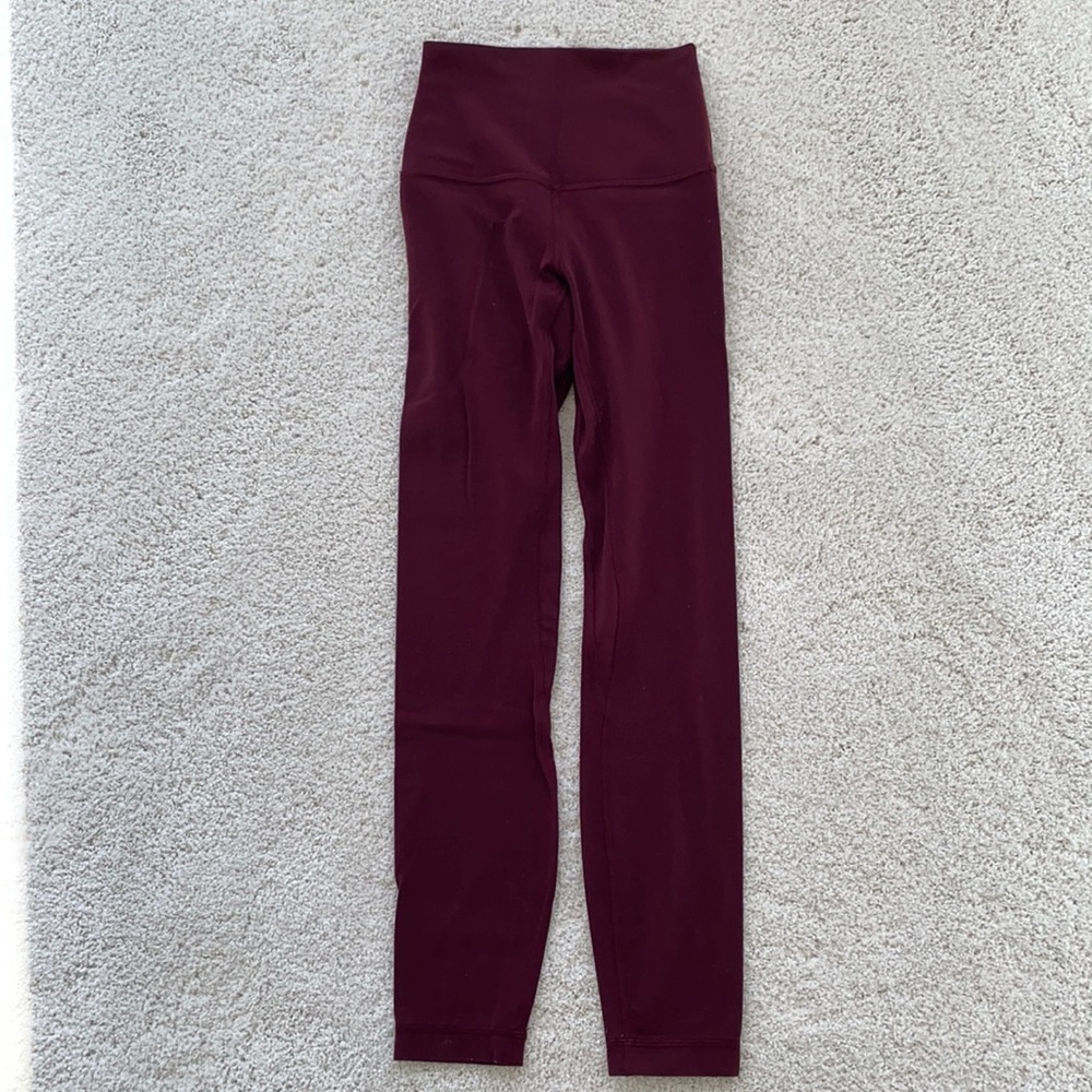 Lululemon align leggings, size 0, 25 inch